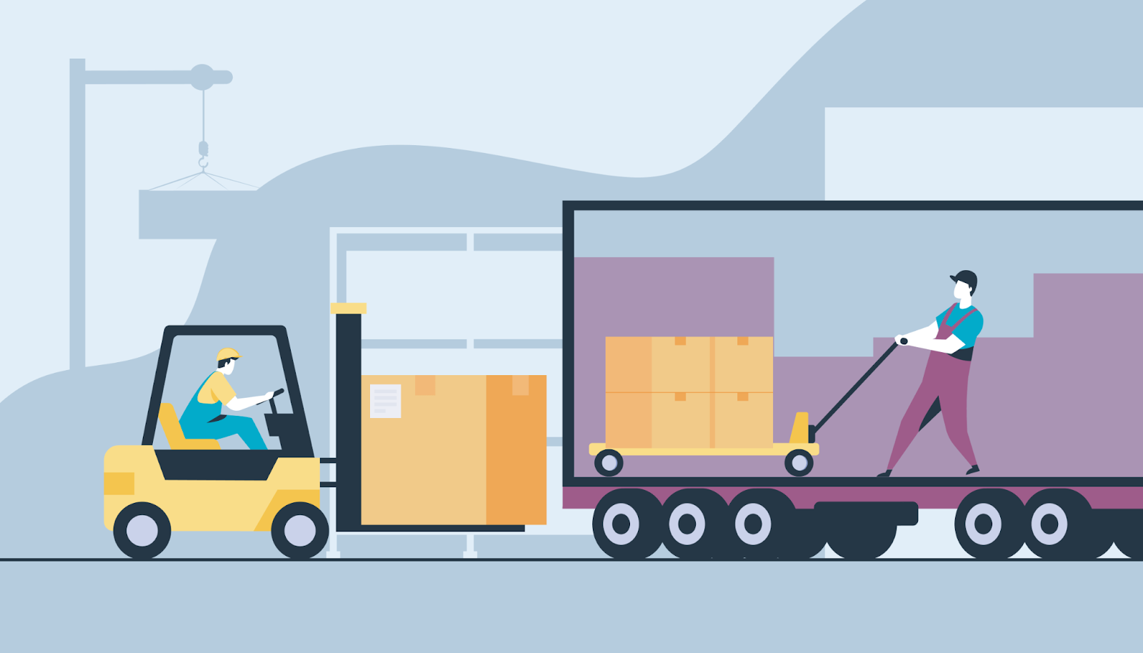Loading payload onto a truck