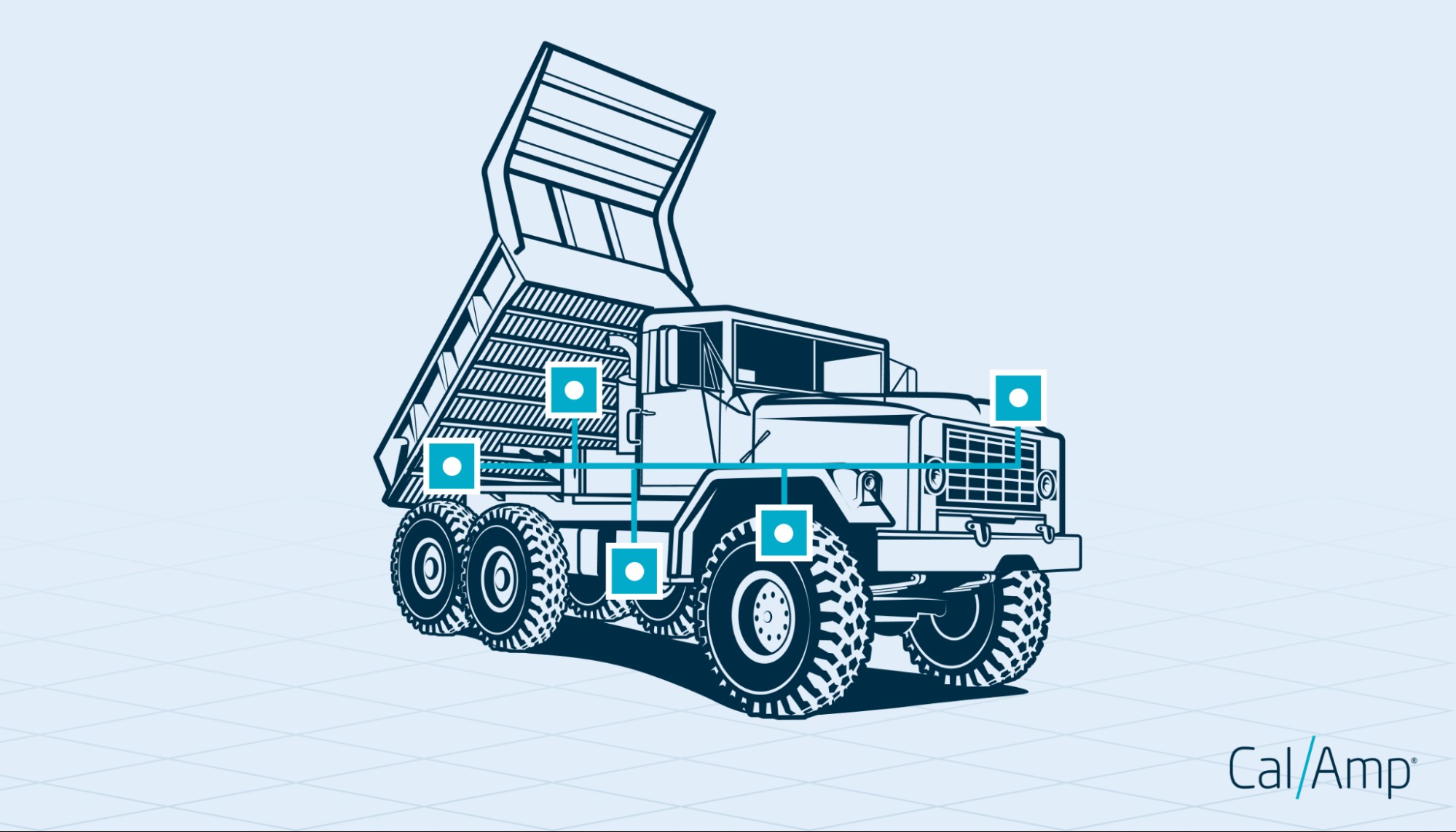 Industrial vehicle with connected services
